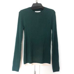 Sandro ribbed knit top (never worn)
